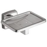 Donner Bath Furnishings Soap dish Metal in Gray | 2 H x 4.13 W x 4.13 D in | Wayfair P1760