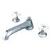 Elements of Design Metropolitan Double Handle Deck Mounted Roman Tub Faucet, Ceramic in Gray | 3.75 H in | Wayfair ES4301PX