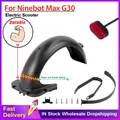 Daurable Rear Fender Mudguard Taillight Bracket Kit for Segway Ninebot Max G30 Electric Scooter