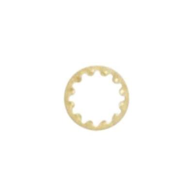 Satco 91580 - 1/4 IP Brass Plated Toothwasher (90-1580)