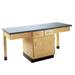 Diversified Woodcrafts 4 Station Workstation, Rubber in Brown | 30 H x 42 W x 66 D in | Wayfair C2301K