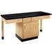 Diversified Woodcrafts 2 Workstation in Brown | 30 H x 66 W x 24 D in | Wayfair 2204K