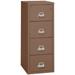 FireKing Fireproof 4-Drawer Vertical Filing Cabinet Metal/Steel in Brown | 52.75 H x 20.8125 W x 25.0625 D in | Wayfair 4-2125-C (tan)