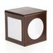 Preferred Nation Bellino Memory Cube Picture Frame Wood/Leather & Suede in Brown | 5 H x 5 W x 5 D in | Wayfair 8225-Brown