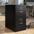 HON 510 Series 2-Drawer Vertical Filing Cabinet Metal/Steel in Black | 29 H x 14.94 W x 25.06 D in | Wayfair H512.P.P