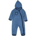 finkid - Wollfleece-Overall Puku Wool In Real Teal/Navy, Gr.74/80
