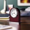 Howard Miller® Walker Alarm Clock Wood in Black/Brown/Red | 5.25 H x 4.25 W x 1.5 D in | Wayfair 645480