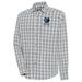 Men's Antigua Heather Gray Memphis Grizzlies Carry Long Sleeve Button-Up Shirt