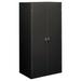 HON Storage Cabinet Stainless Steel in Black/Gray | 71.75 H x 36 W x 24.25 D in | Wayfair HSC2472.L.S