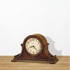 Howard Miller® Hillsborough Chiming Quartz Mantel Clock Wood in Brown/Red | 11.25 H x 19 W x 6.75 D in | Wayfair 630152