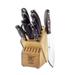 ZWILLING J.A. Henckels Zwilling Twin Signature 11-piece Knife Block Set High Carbon Stainless Steel in Black/Gray | Wayfair 30768-000