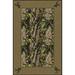 Gray 46 x 0.36 in Area Rug - Milliken Realtree Floral Tufted Green/Brown Area Rug Nylon | 46 W x 0.36 D in | Wayfair 4000052371