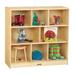 Jonti-Craft Portable 8 Compartment Cubby w/ Casters Wood in Brown | 35.5 H x 36.5 W x 15 D in | Wayfair 0269JC