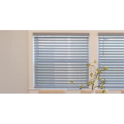 Designer Cordless 2 Inch Faux Wood Blinds | 24" x 36"