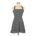 Re Square Sleeveless:named Casual Dress - A-Line Square Sleeveless: Black Dresses - Women's Size Medium