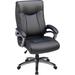 Lorell Executive Chair Upholstered, Leather in Black | 46.5 H x 27 W x 30 D in | Wayfair 69516