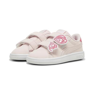 Sneaker PUMA "PUMA Smash 3.0 Sneakers Mädchen", Kinder, Gr. 26, pink (frosty pink strawberry burst weiß silber), Obermaterial: Textil, Synthetik; Futter: Textil; Innensohle: Textil; Laufsohle: Gummi, Schuhe Image