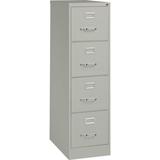 Lorell Fortress 4-Drawer Vertical Filing Cabinet, Steel in Gray | 52 H x 15 W x 26.5 D in | Wayfair LLR60192
