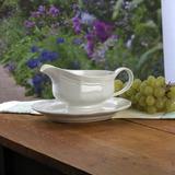 Mikasa French Countryside Blue 2 Piece Gravy Boat Set Ceramic in White | 7 H x 7 W in | Wayfair F9000-742