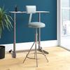 National Public Seating 6500 Series Height Adjustable Lab Stool Upholstered/Metal/Fabric in Gray | 47 H x 16 W x 16 D in | Wayfair #6524HB