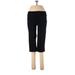 Joe Benbasset Casual Pants - Super Low Rise Straight Leg Cropped: Black Bottoms - Women's Size 11