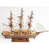 Old Modern Handicrafts Small Cutty Sark Model Ship Wood in Brown/Gray | 17 H x 5.5 W x 22 D in | Wayfair T014