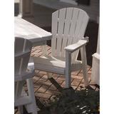 POLYWOOD® Seashell Dining Chair Plastic/Resin in White | 35.75 H x 27 W x 27.75 D in | Outdoor Dining | Wayfair SHD19WH