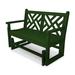 POLYWOOD® Chippendale 48" Outdoor Glider in Green | 34 H x 47.5 W x 24.25 D in | Wayfair CDG48GR