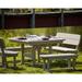 POLYWOOD® Park 48" Square Outdoor Table Plastic in Black | 29.5 H x 49.5 W x 49.5 D in | Wayfair PST48BL