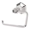 Alno Inc Nicole Wall Mounted Single Post Toilet Paper Holder Metal in Gray | 3.75 H x 5.5 W x 2.38 D in | Wayfair A7766-PC