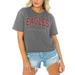 Women's Gameday Couture Gray Boston College Eagles After Party Cropped T-Shirt