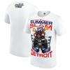 Youth White SummerSlam 2023 Monster Truck T-Shirt