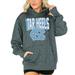 Women's Gameday Couture Black North Carolina Tar Heels Running Wild Leopard Print Pullover Hoodie