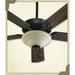 Quorum Bowl Kit End Cap Ceiling Fan Hardware, Wood in White | 1.75 H x 1.75 W x 2 D in | Wayfair 7-1100-06