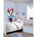 Room Mates Mickey & Friends Minnie Mouse Wall Decal Vinyl in Black/Blue/Pink | 40.25 H x 21.75 W in | Wayfair RMK1509GM