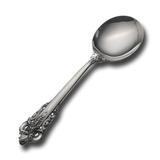 Wallace Sterling Silver Grande Baroque Soup Spoon Sterling Silver in Gray | Wayfair W106604
