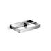 WS Bath Collections Skuara Wall Mounted Double Toilet Paper Holder Metal | 1 H x 9.8 W x 5.3 D in | Wayfair Skuara 52807.29