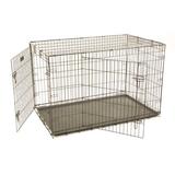 Precision Pet Products ProValu Two-Door Dog Crate in Metal in Black | 19 H x 18 W x 24 D in | Wayfair 7011272