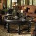 Tommy Bahama Home Kingstown Plantation Cocktail Table Wood/Glass in Brown | 20 H x 55 W x 55 D in | Wayfair 619-953