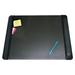 Artistic Products LLC Artistic Products Executive Desk Pad w/ Side Panel Faux Leather in Black | 0.63 H x 24 W x 19 D in | Wayfair AOP413841