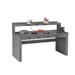 Tennsco Corp. Electronic 72"W Steel Top Workbench Steel in Gray | 33.5 H x 72 W x 30 D in | Wayfair EB-2-3072S -2