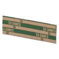 MMF Industries Pop-Open Flat Paper Coin Wrappers, Dimes, 1000 Wrappers/Box in Green | 5 H x 3.5 W x 7.5 D in | Wayfair CTX30010