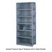 Tennsco Corp. Q Line Closed 7 Shelf Shelving Unit Starter Wire/Metal in Gray/White | 87 H x 36 W x 12 D in | Wayfair QC6-3612S -2