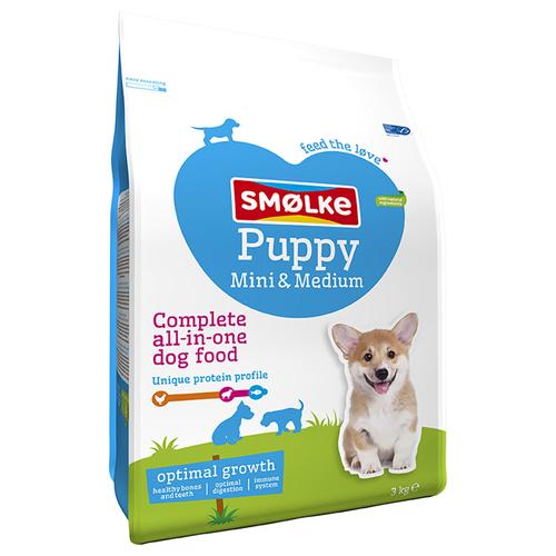 3kg Smølke Puppy Mini-Medium Hundefutter trocken