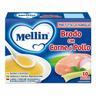 Mellin Brodo Pollo 10X5G 10x5 g Bustina