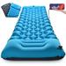 AKSOUL Camping Sleeping Pad Camp Cot Mattress, Nylon in Blue | 11 H x 8 W x 3 D in | Wayfair 16460535TEB