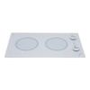 Alpine Kenyon 21" Electric Cooktop w/ 2 Burners in White | 3.25 H x 12 W x 21 D in | Wayfair B49516