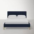 AllModern Tomas Upholstered Low Profile Platform Bed Upholstered, Metal in Brown | California King | Wayfair 85ED5BAD3727477C8E1D4685A3FB81EE