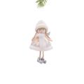 The Holiday Aisle® White Cloth Hanging Trendy Cherub, Glass | 3 H x 1 W x 1 D in | Wayfair AF92AA3209314402A8D2C64777C806DF