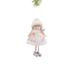 The Holiday Aisle® White Cloth Hanging Trendy Cherub, Glass | 3 H x 1 W x 1 D in | Wayfair AF92AA3209314402A8D2C64777C806DF